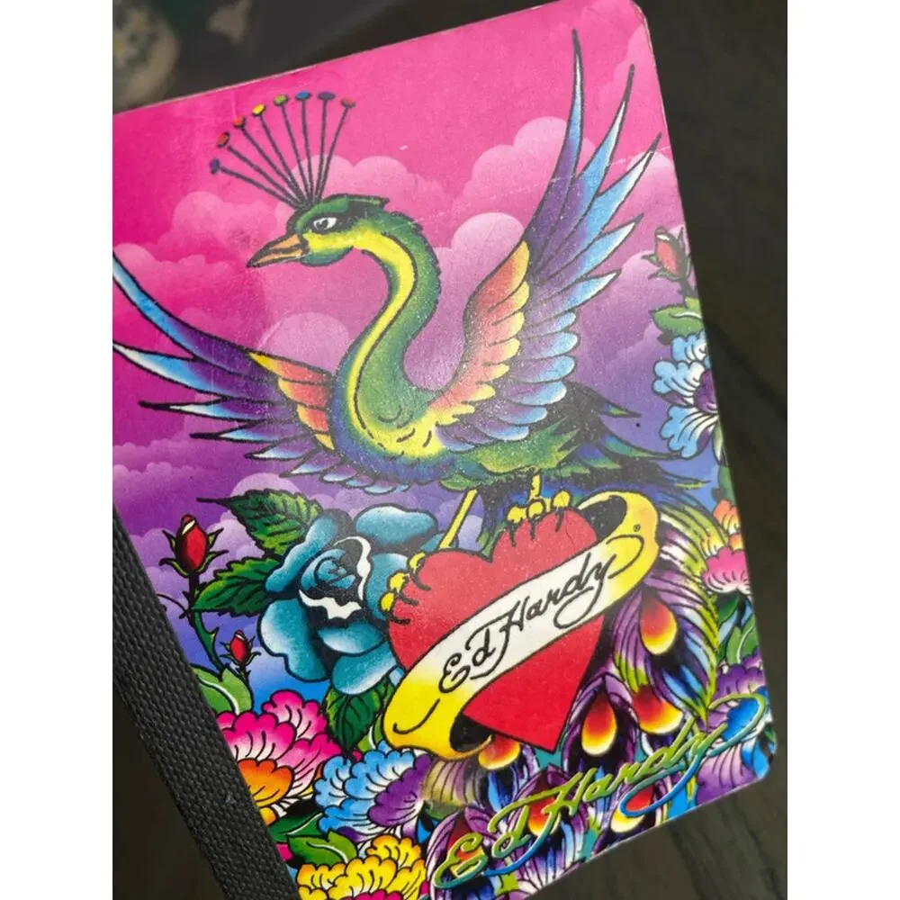 Vintage Ed Hardy Lisa Frank mini notebook-unused